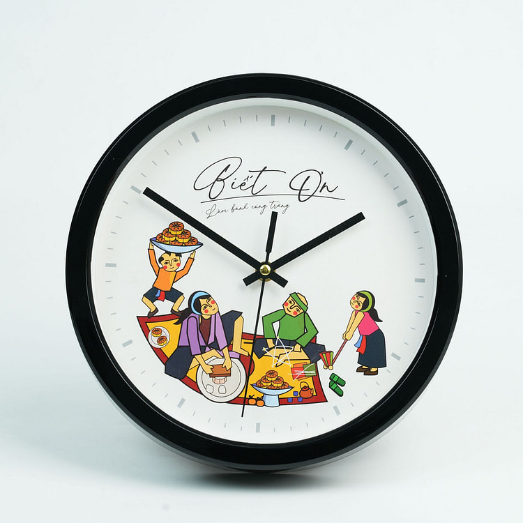 Ikachi Mid-Autumn Wall Clock 1 each