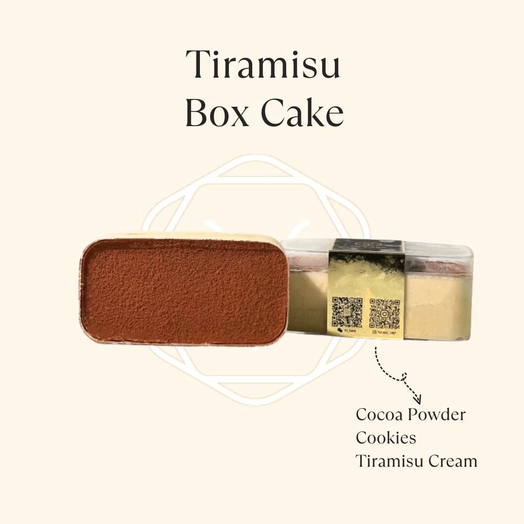 【Dessert】Tiramisu Box Cake 1 box