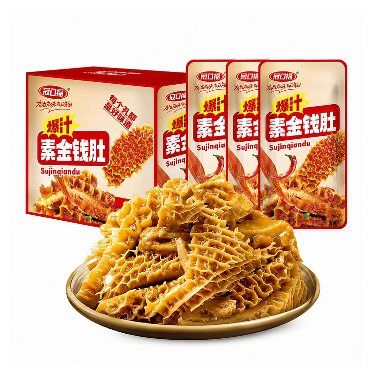 Guankoufu Spicy Juicy Vegetarian Honeycomb Tripe 1 box