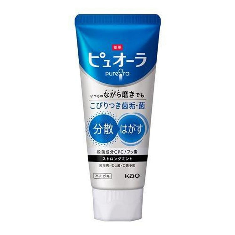 KAO花王 清新口气防口臭牙膏 强效薄荷 115g