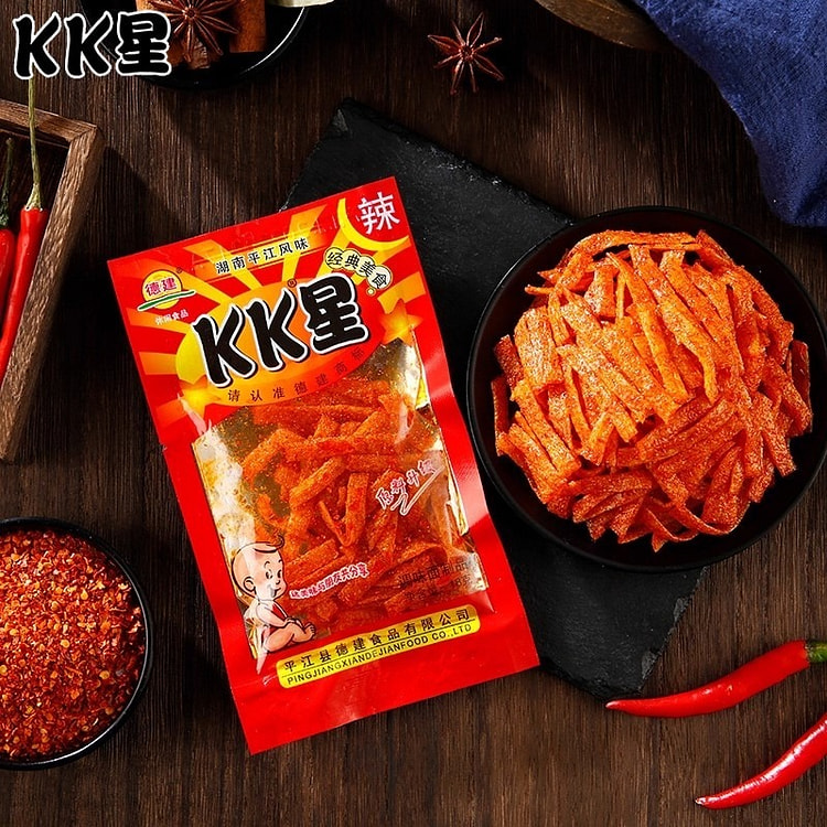 Dejian kk star snack spicy strips 18g*15 270 g
