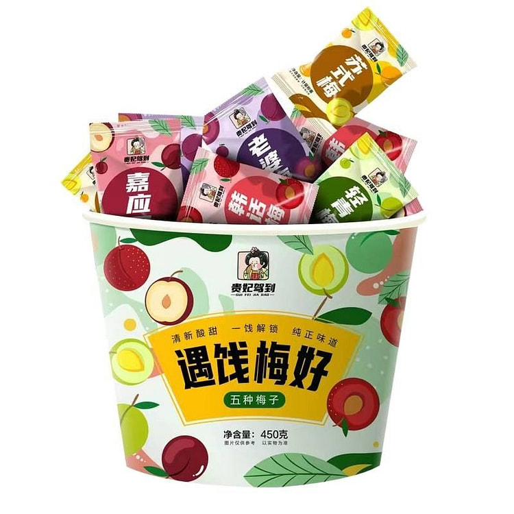 445g Mixed Preserved Plum Bucket 1 box