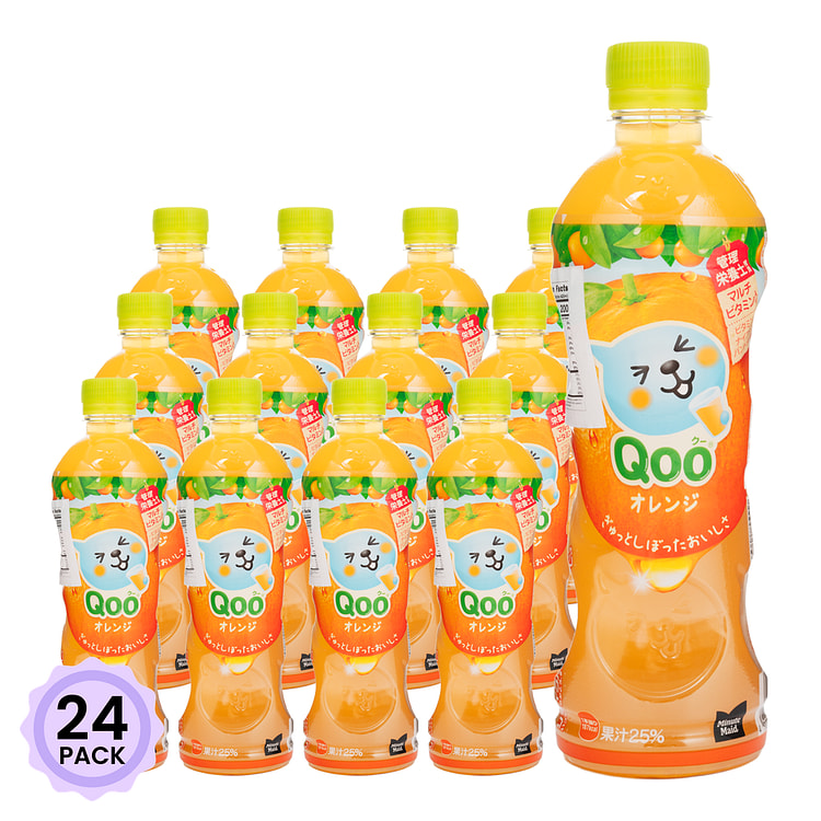 Coca Cola Qoo 橙汁 425 毫升*24 包