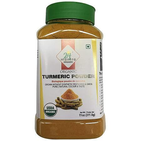 24 Mantra Organic Turmeric Powder Jar 11 oz