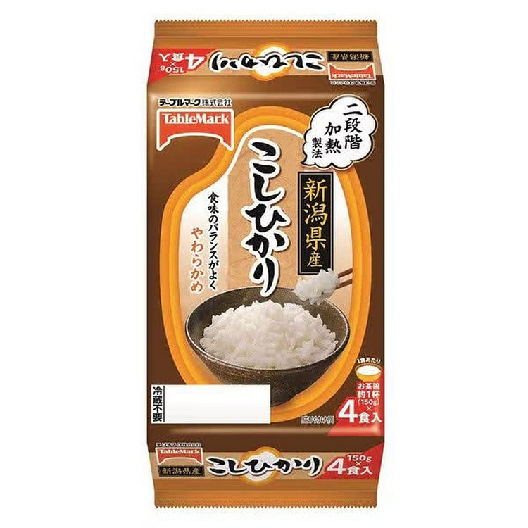 Table Mark Niigata Koshihikari 150g*4 Rice Pack