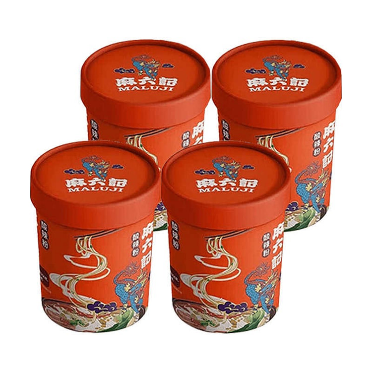 麻六记 酸辣粉256g*4桶  方便速食粉丝米粉