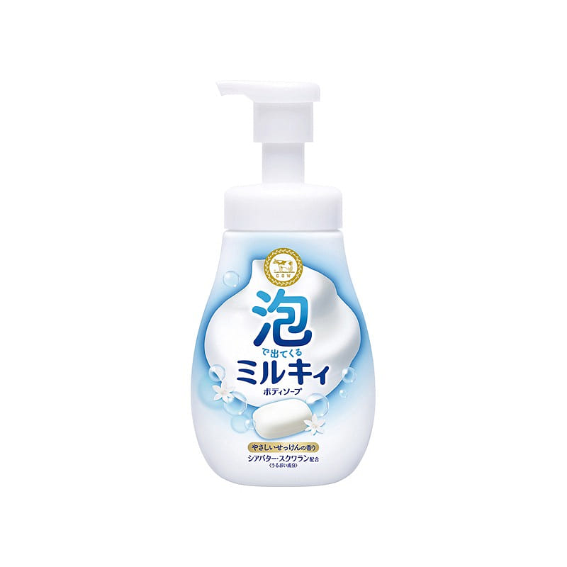 COW牛乳石碱 慕斯泡泡 美白 沐浴露 550ml 1 瓶