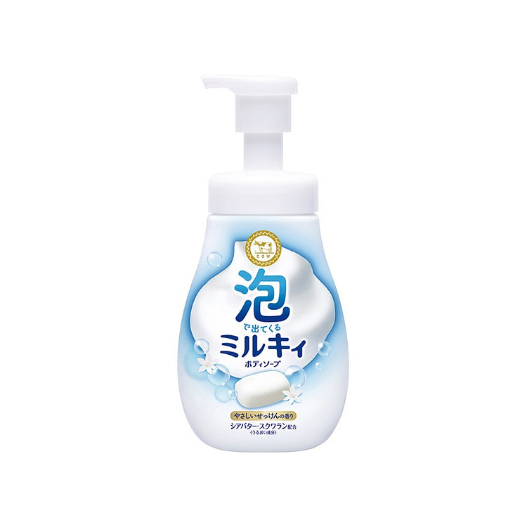 COW牛乳石碱 慕斯泡泡 美白 沐浴露 550ml