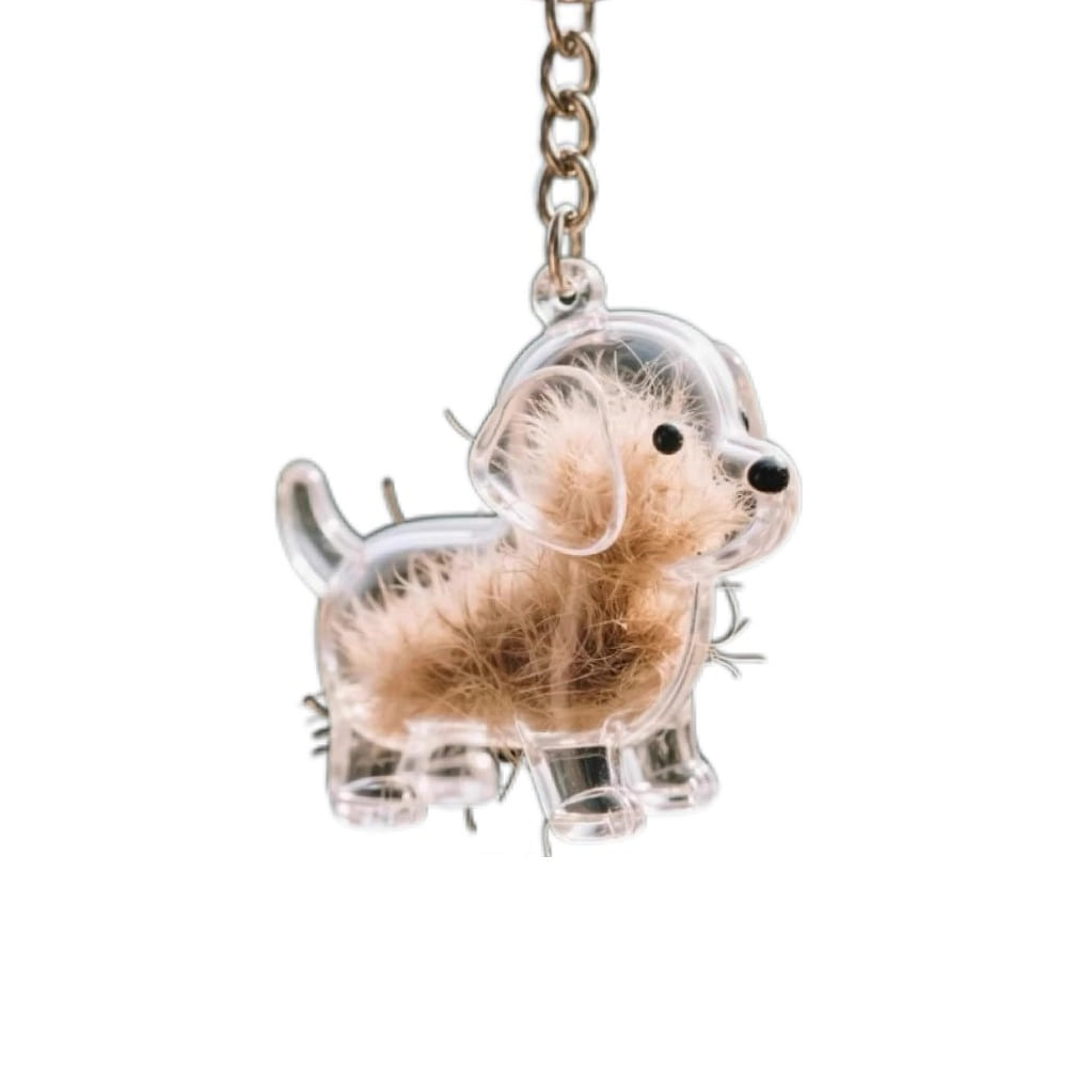 Transparent Cute Dog Hair Storage Pendant- Style B 1 count