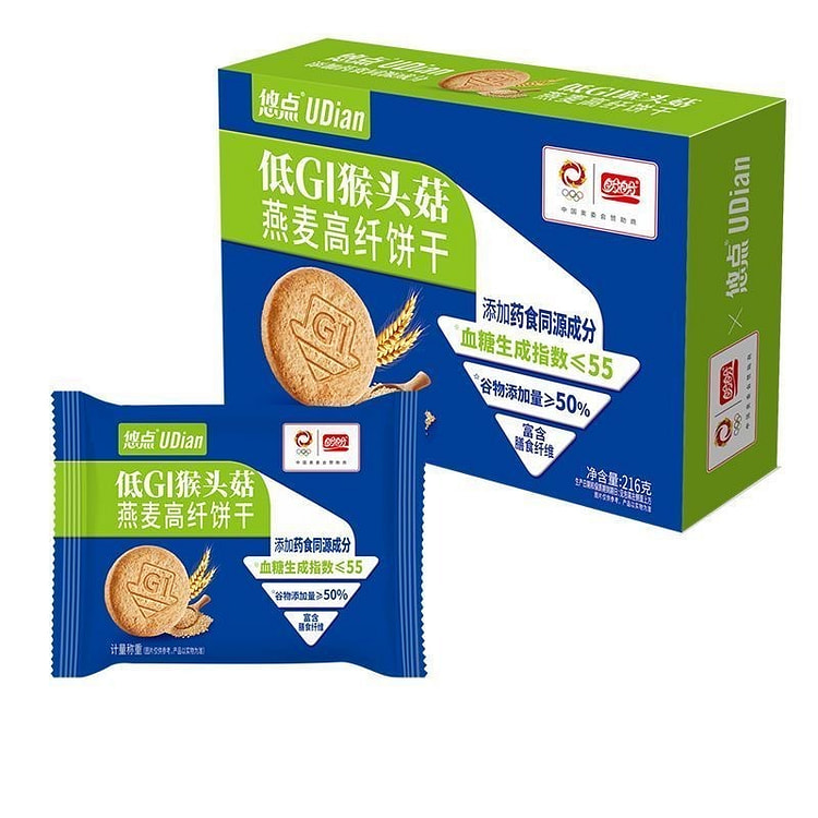 Panpan Youdian Low-GI Lion's Mane Mushroom Snack 216 g