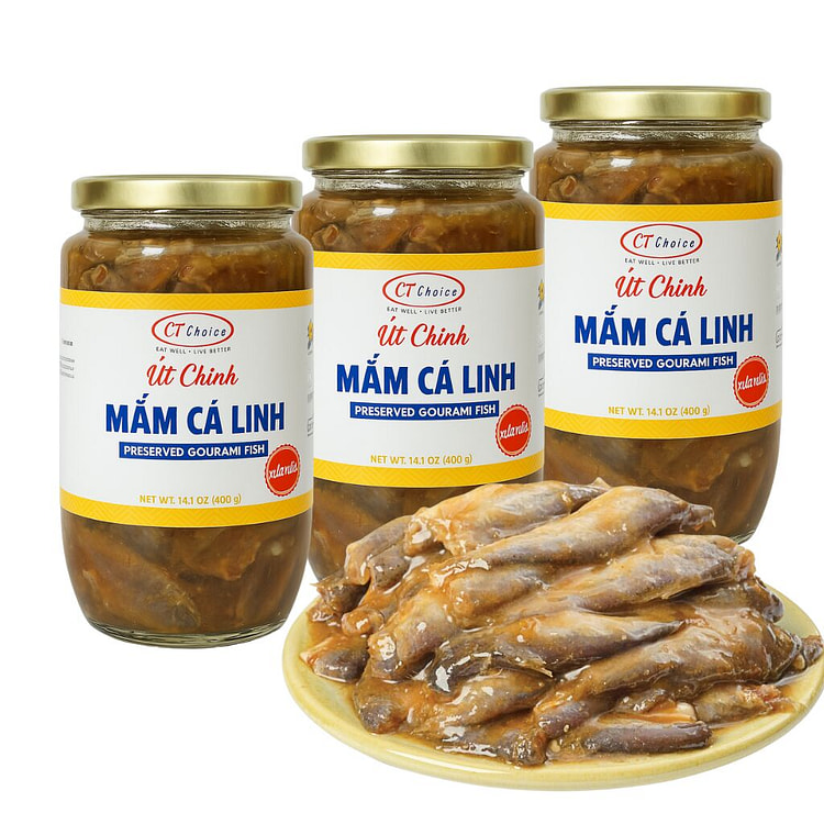 Combo Mắm Cá Linh combo 3 hủ