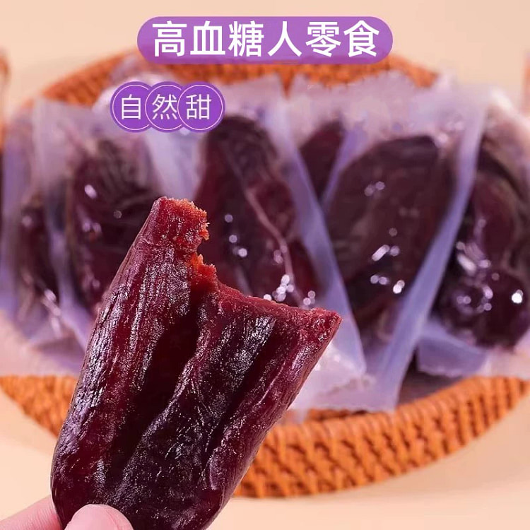 紫薯干 糖尿病人食物糖友控糖人零食代餐主食无糖精食品250g*1袋