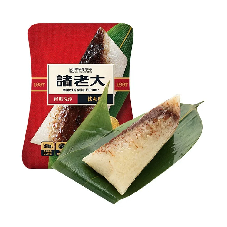 Zhu Laoda Classic Red Bean Paste Zongzi(2pcs) 260 g