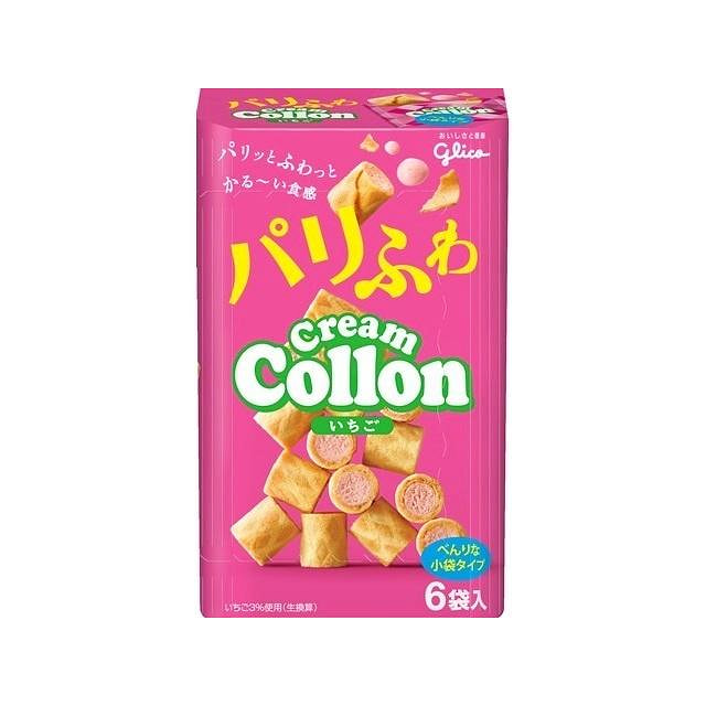 Glico Strawberry Cream Filled Egg Rolls 1 each