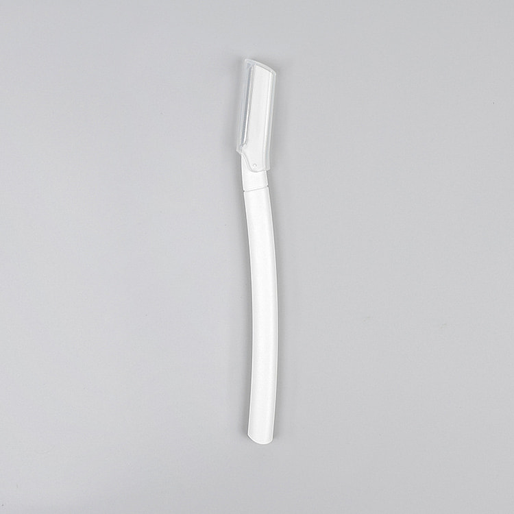 Eyebrow Razor Safety Guard Long Type White 1 each