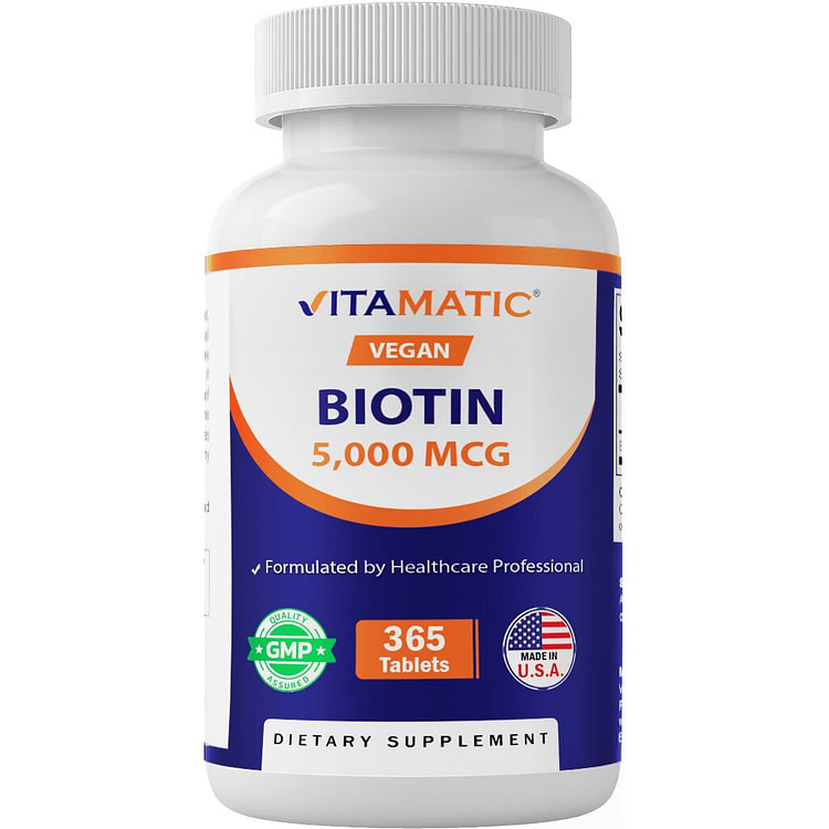 Biotin 5000mcg - 365 Vegan Tablets