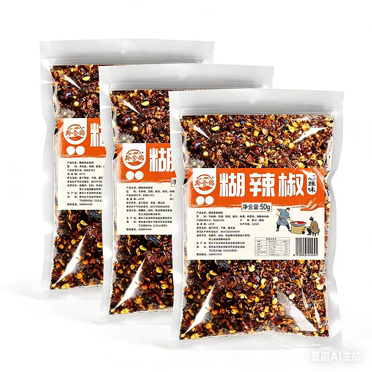 黔食锦麻辣味糊辣椒50g*3袋 3 包
