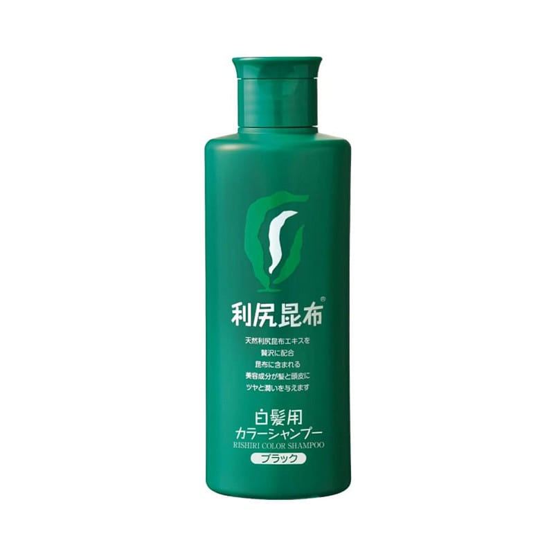 Rishiri Kelp Hair Dye Shampoo 200ml Black 1 each