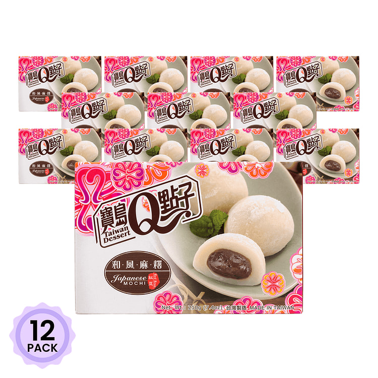 Royal Family 宝岛Q点子 和风麻薯 红豆味 210 克*12 包