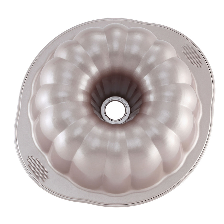 CHEFMADE Tube Cake Pan, 9.5-Inch Non-Stick Pumpkin-Shaped Tube Pan