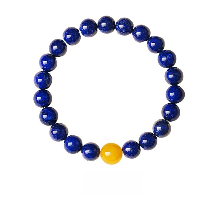 宫里上新 青金石手串天然青金石 金财福运 8mm 1 盒