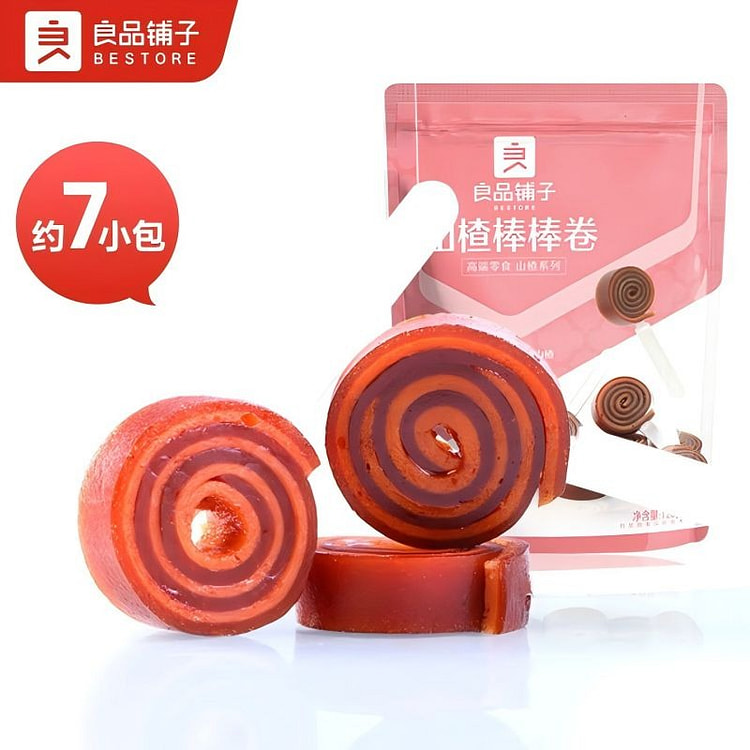 良品铺子山楂棒棒卷蜜饯果干120g*3