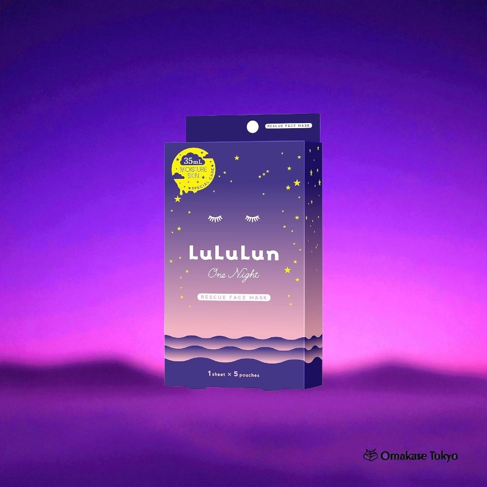 Lululun One Night Rescue Face Mask Moisturizing 240 グラム