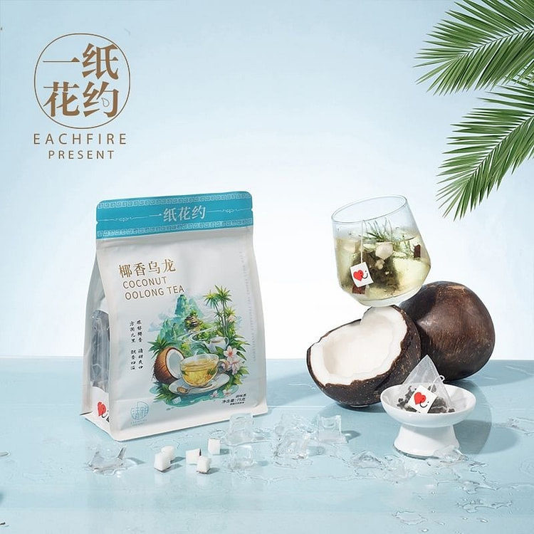 Coconut Oolong freeze-dried fruit tea diy milk tea base cold brewed tea 75g
