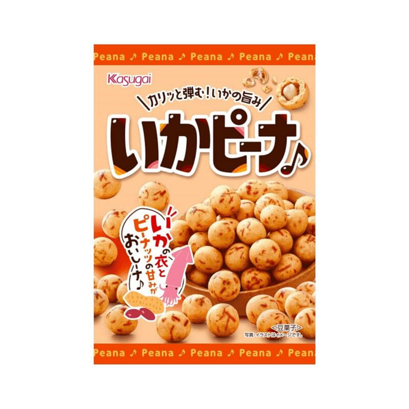 Seika S Squid & Peanut Crackers 89g 1 each