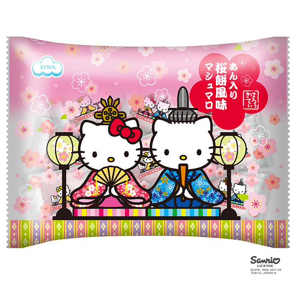 凯蒂猫 樱饼风味棉花糖 115克 1 份