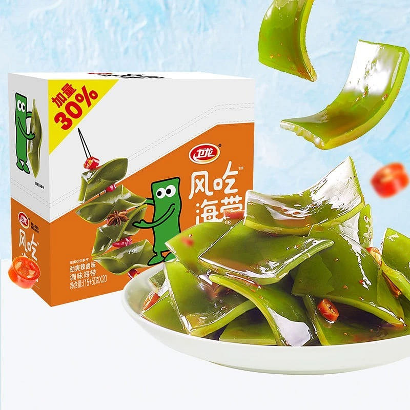 Weilong Spicy-Lu Seaweed 20g*20 400 g