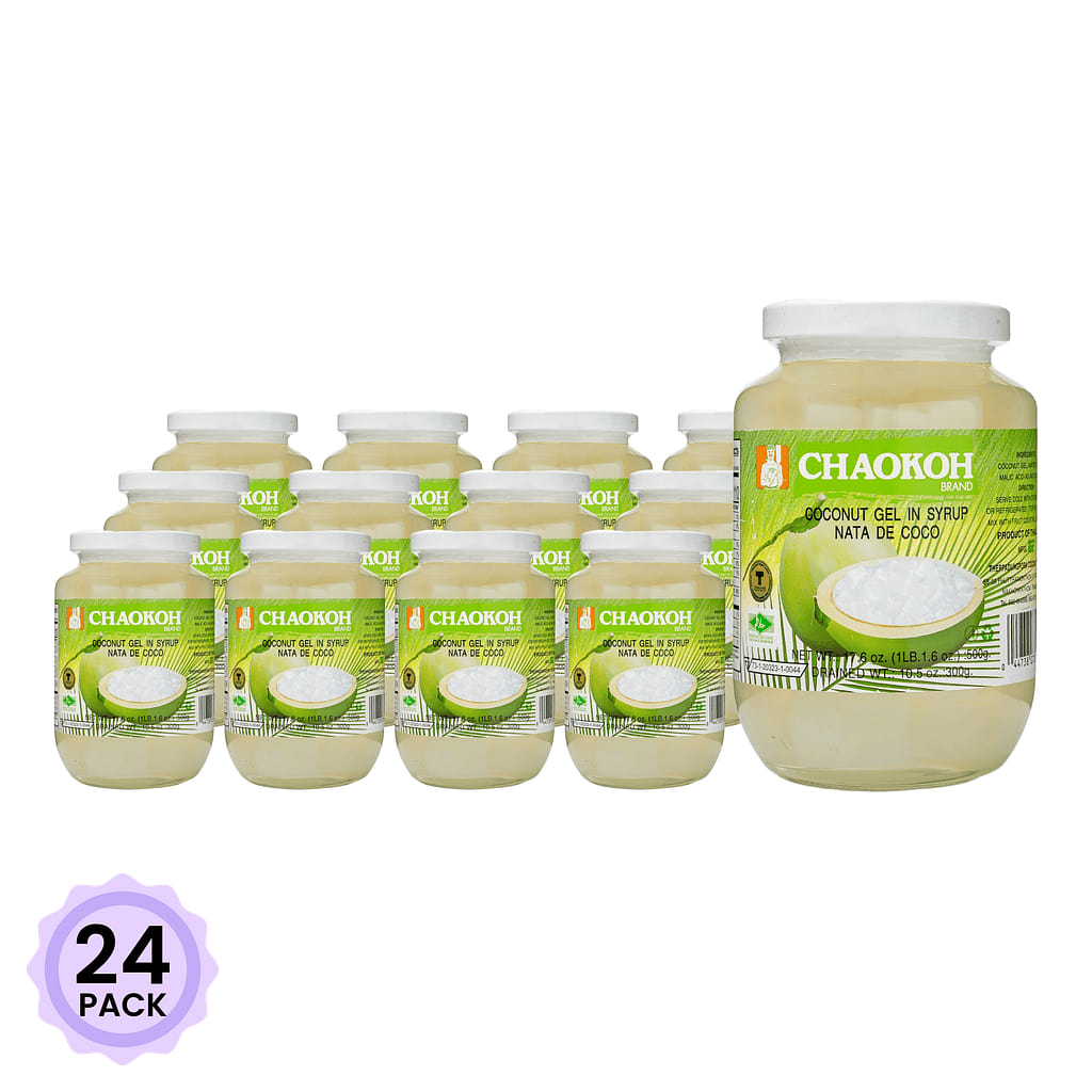 Chaokoh Coconut Gel in Syrup 17.6 oz*24 pack
