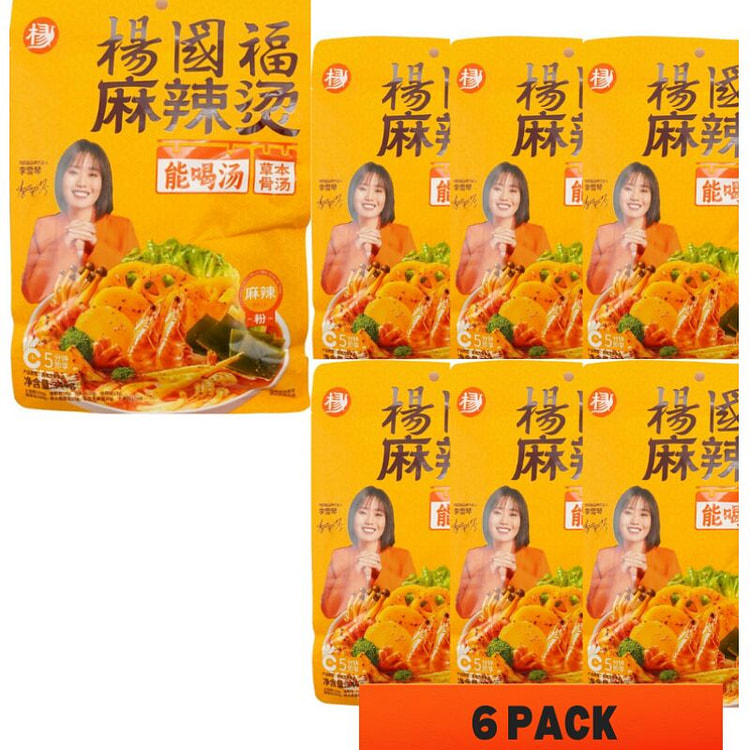346g*6袋 杨国福 纯素麻辣烫加粉款