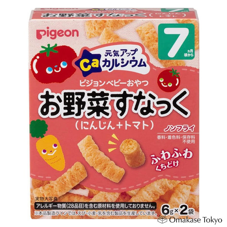 Pigeon Baby Snack Calcium & Veggie (3-Box Set) 120 g