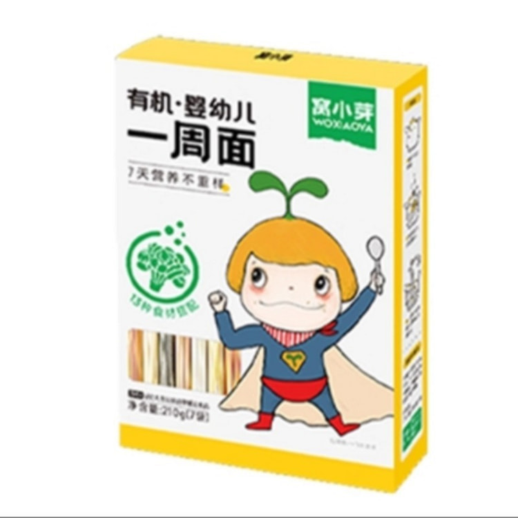 窝小芽婴幼儿一周造型面 175g(25g*7) 1 份