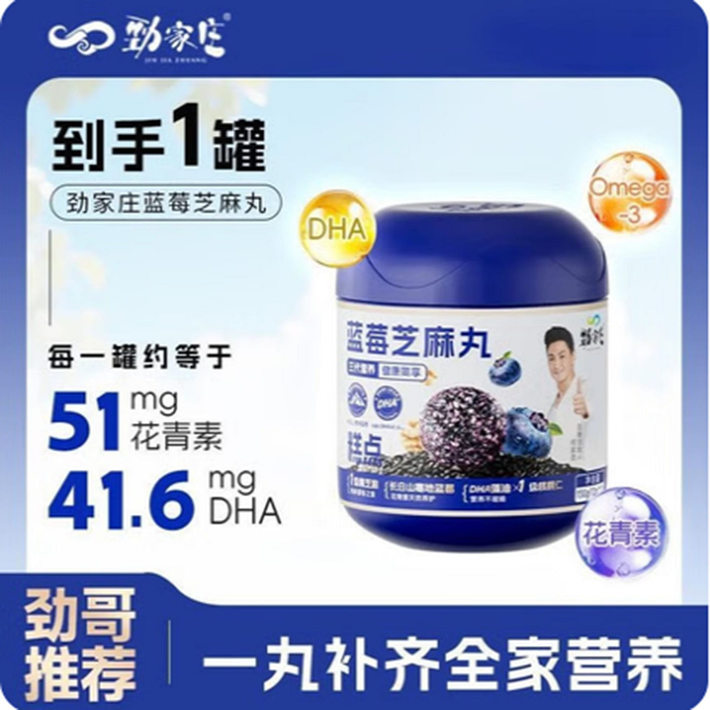 Jinjiazhuang Blueberry Sesame Ball 130 g