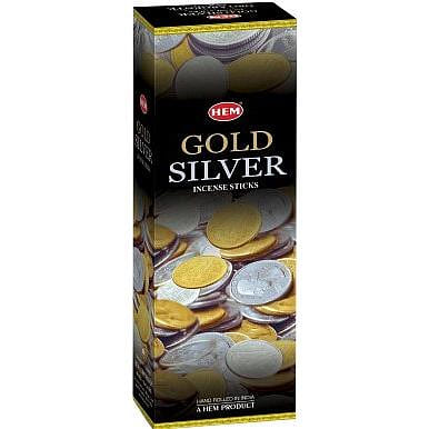 Hem Gold Silver Incense – 120 sticks 120 each