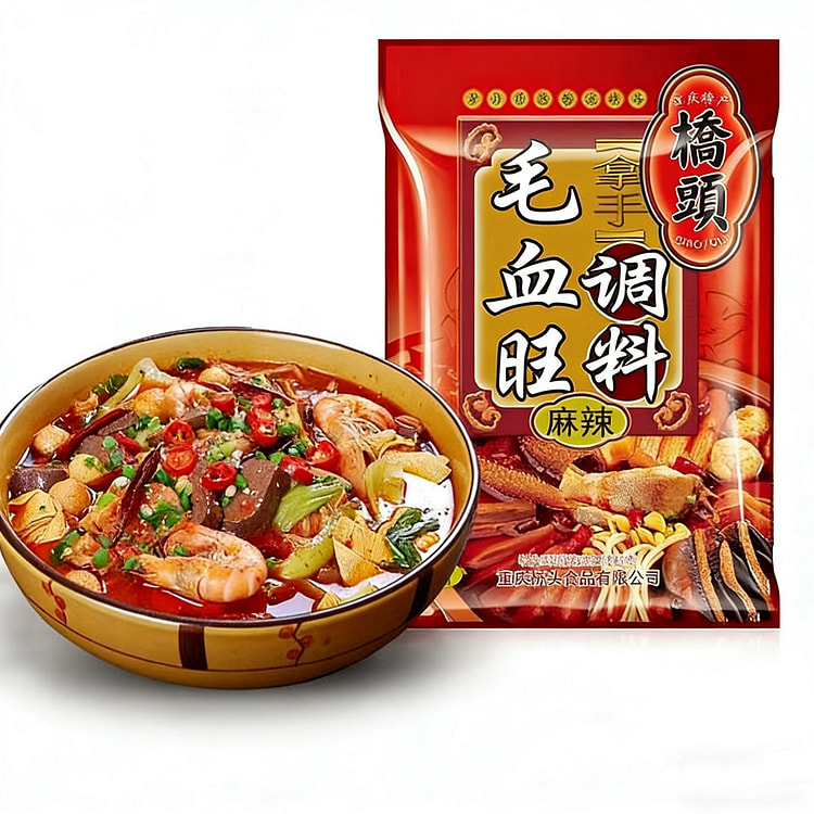 Qiaotou Spicy Beef and Offal Hotpot Seasoning 160 g