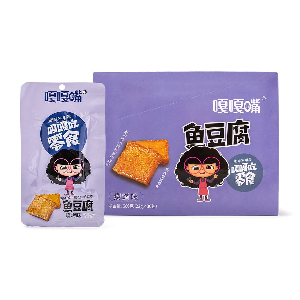 嘎嘎嘴 鱼豆腐 烧烤味 660 克*12 包