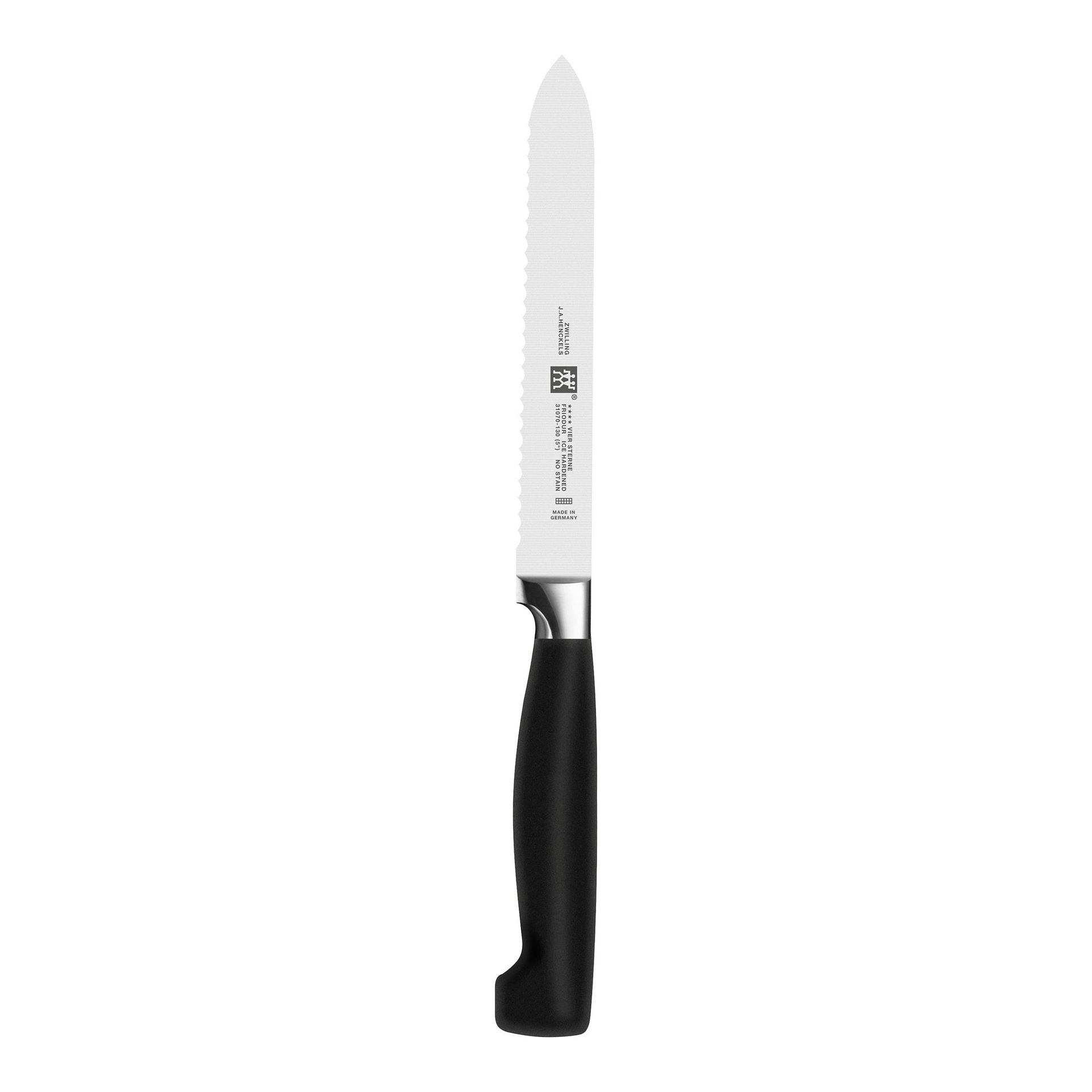 ZWILLING Four Star 5-inch Serrated Utility Knife 1 each