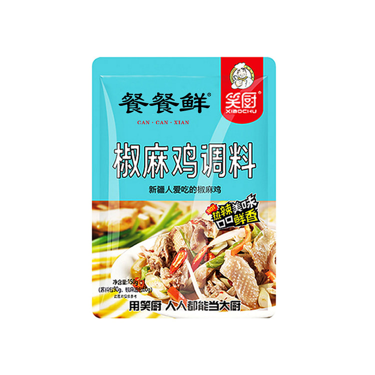 笑厨 新疆特产椒麻鸡调料汁厨房手撕鸡口水鸡150g*1包