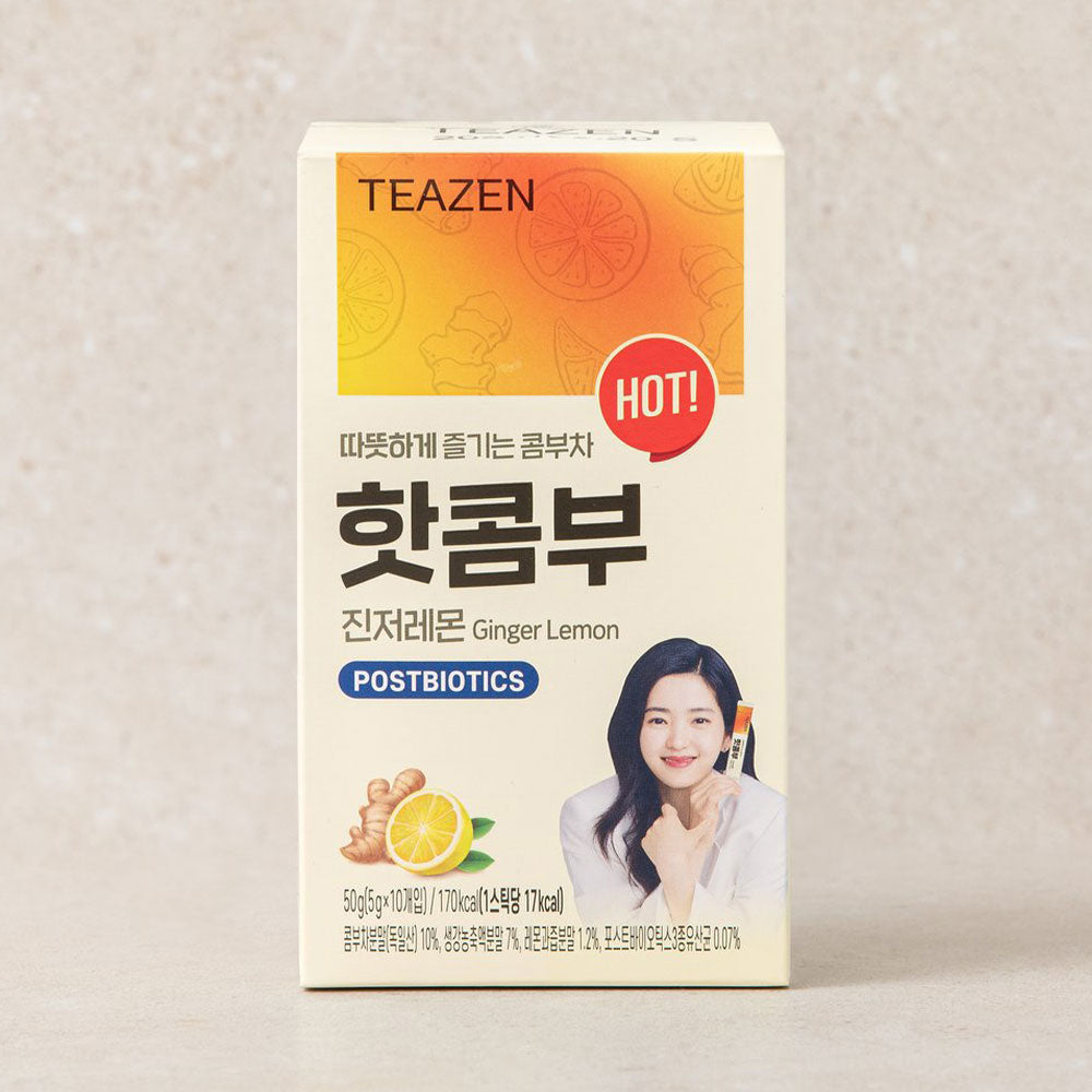 Get Teazen Kombucha Ginger Lemon 5g x 10p Delivered | Weee! Asian