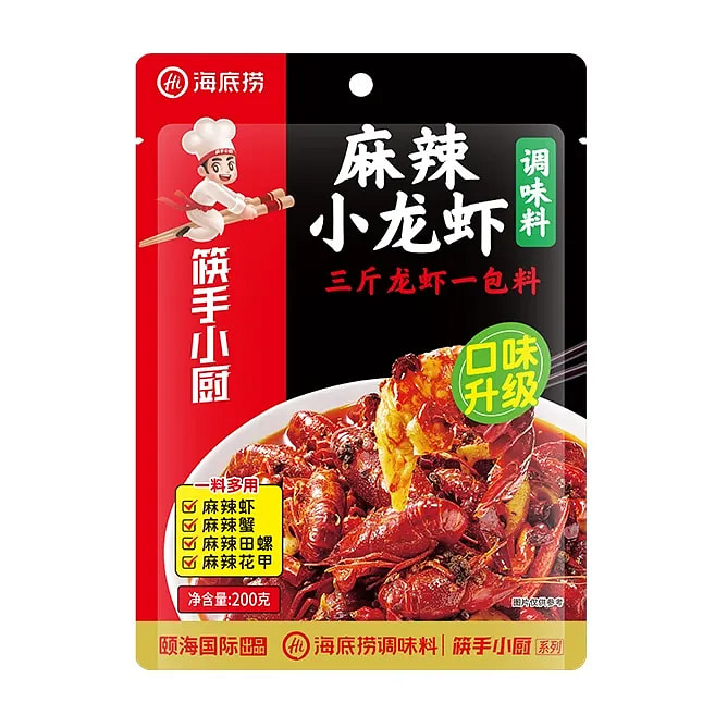 海底捞小龙虾调料筷手小厨酱料田螺虾尾麻辣味200g