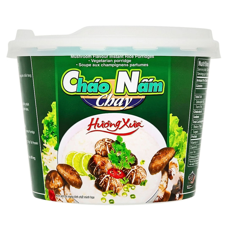 [HUONG XUA] Mushroom Veg Porridge - 70g(1 Pack) 1 each (min 2)