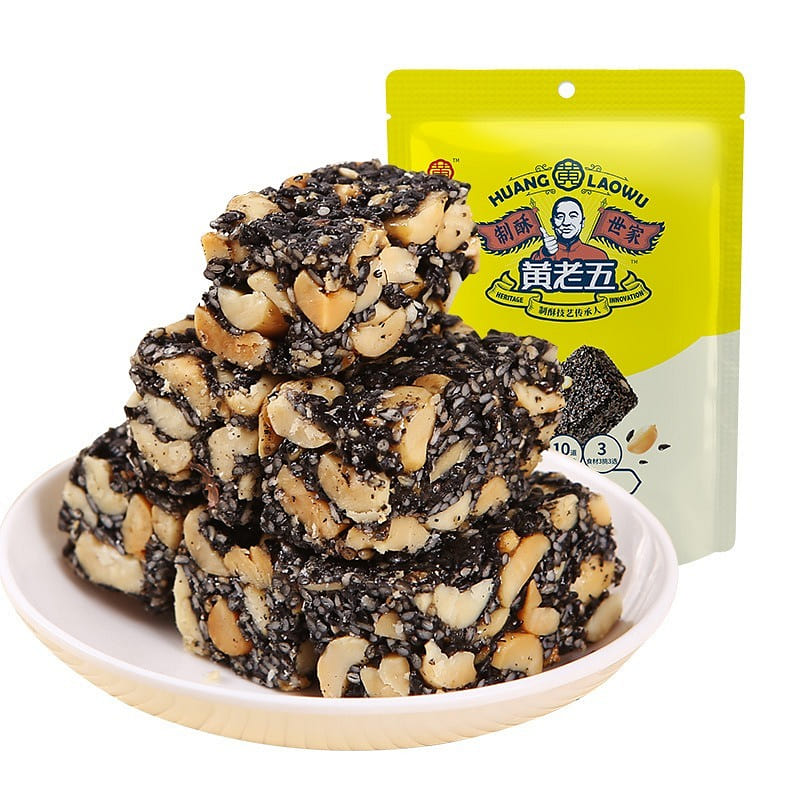 Huanglao five black sesame cake Sichuan specialty 90 g