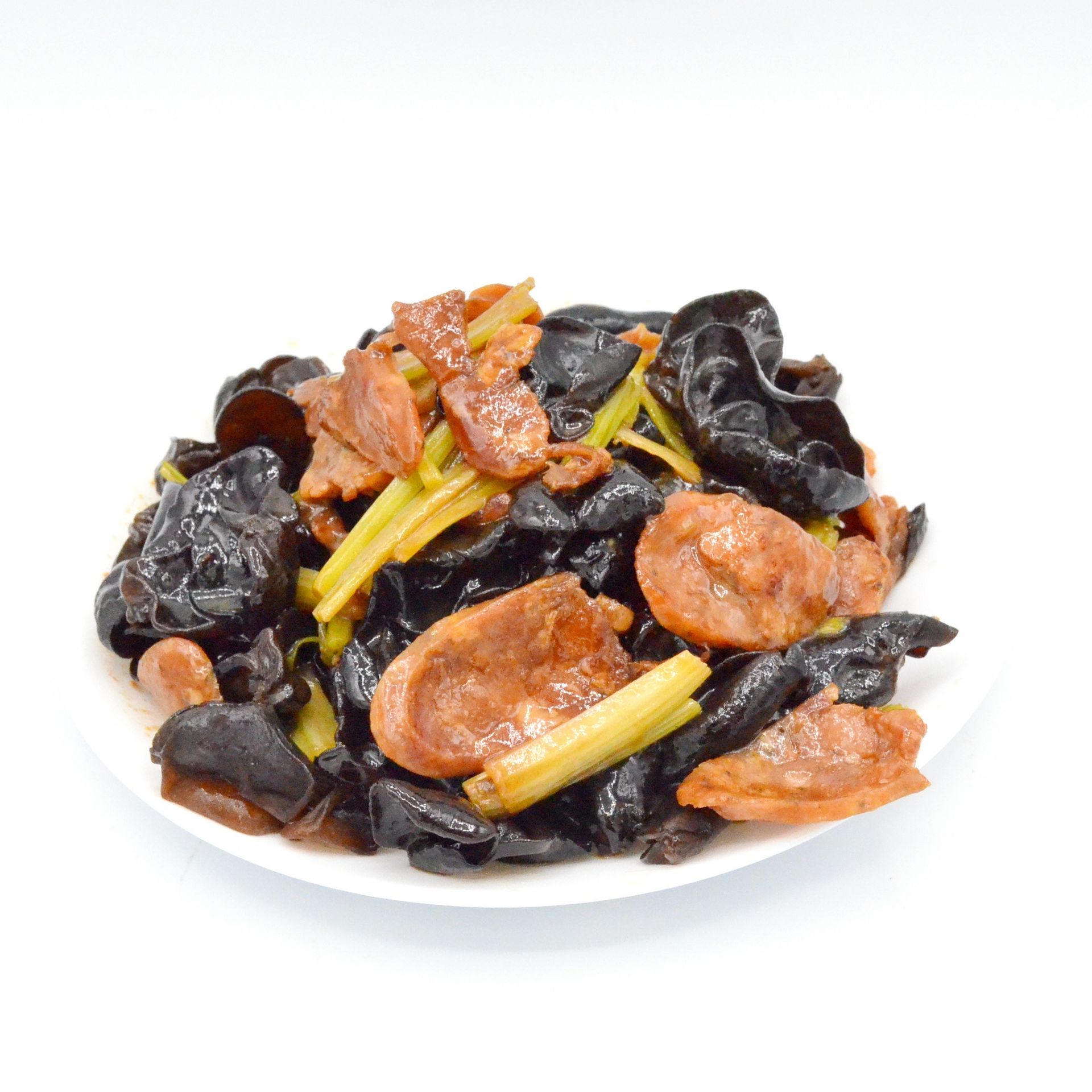 Stir-Fried Sausage with Black Fungus & Celery 400 g