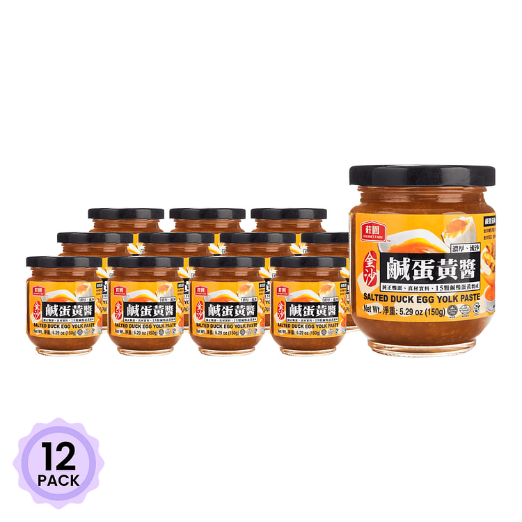 庄园 金沙咸蛋黄酱 150 克*12 包