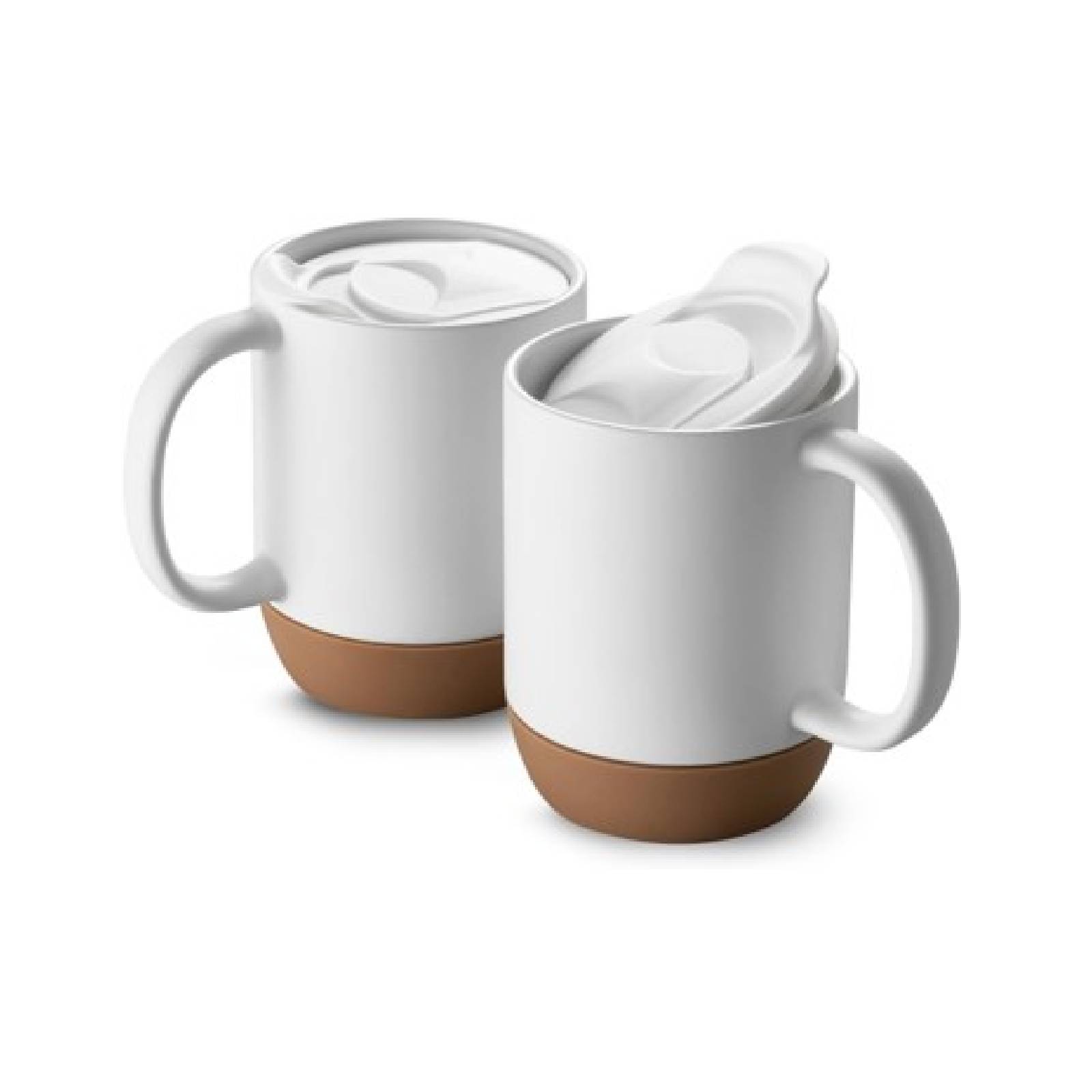 DOWAN 15 OZ Coffee Mugs Set of 2, Matte white 1 개입