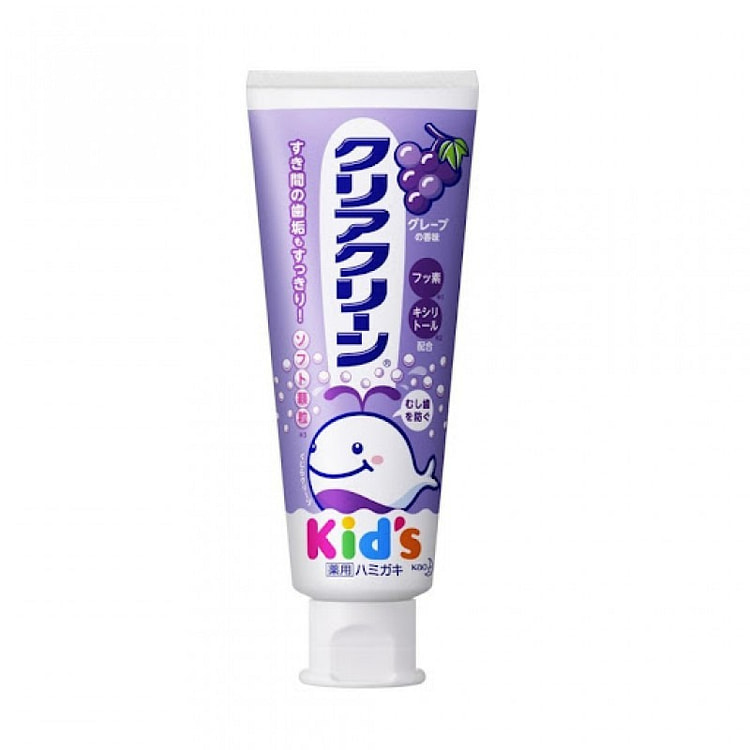 KAO Kid's Clear Clean Toothpaste - Grape 70 g