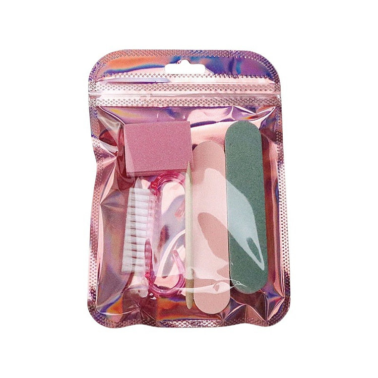 Press On Nails 5 In 1 Manicure Tool Kit Pink 1 pack